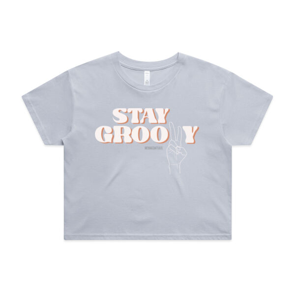 Stay Groovy - Women's Crop Tee Thumbnail